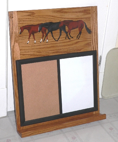 Dry erase/cork board